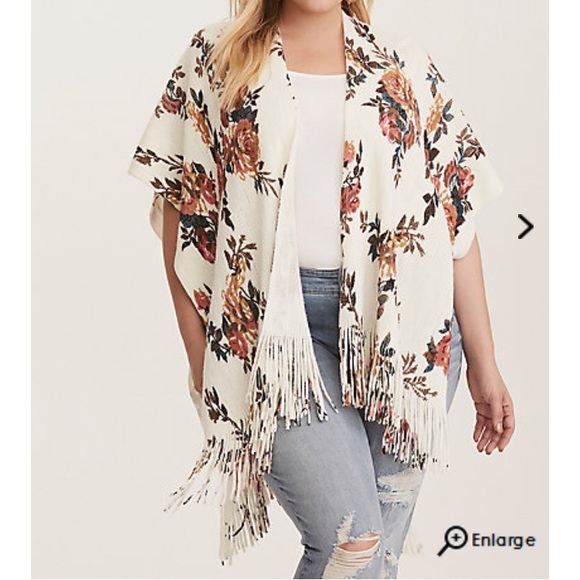 torrid Other - NWT Torrid OS Floral Print Ruana